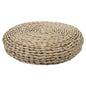 Ipetboom Handmade Woven Yoga Meditation Cushion 30x30cm Cotton Filled Tatami Floor Mat Japanese Style Straw Seat Pad for Home and Yoga Sitting