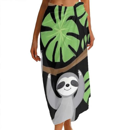Fashion Travel Swimwear Bikini Wrap All Seasons Chiffon Scarf Beach Yarn Shawl - color: Color979