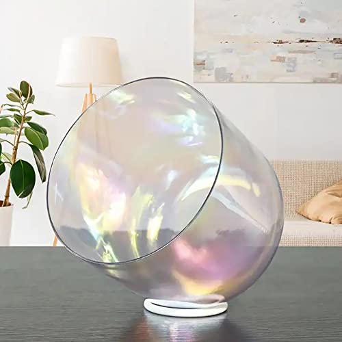 Crystal Singing Bowl Set, 432Hz,with Free Mallet & O-Ring, Frosted Quartz Sound Bowl for Yoga Meditation & Healing,7" A - size: 7"A