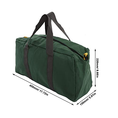 ciciglow Wide Mouth Tool Bag,20 Inch Multifunction Oxford, Hardware Parts Organizer for Carpentry Electrician 20 Inch(18 Inch) - color: 18 Inch