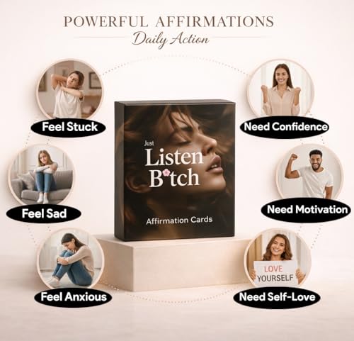 Bold Affirmation Cards for Women | Confidence Boost, Self-Worth & Main Character Energy | Self-Love, Confidence & Bad-Day Motivation | Daily Affirmation Cards | Daily Motivational and Inspirational Cards for Women | Affirmations for a Badass