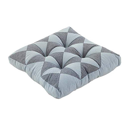 FANCY PUMPKIN Comfortable Cotton Square Chair Cushion Thicken Seat Cushion Floor Pillow, E - color: Multicolor