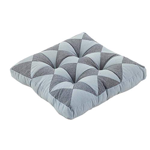 FANCY PUMPKIN Comfortable Cotton Square Chair Cushion Thicken Seat Cushion Floor Pillow, E - color: Multicolor