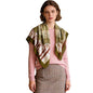 35" Head Scarf Large Square Scarf Like Cotton Hairscarf Fashion Scarves Bandana Night Sleeping Wraps for Women B01 - color: Army Green Floral Scrolls