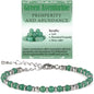 LPBeads Beaded Bracelets for Women Energy Gemstone Charm Jewelry Adjustable Bracelet Gifts for Mom, Daughter, Wife, Friends, Bestie - color: Green Aventurine