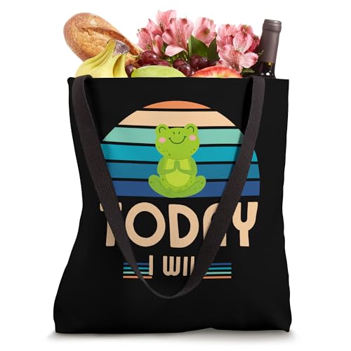 Meditating Frog, Spiritual Meditation, Yoga Tote Bag