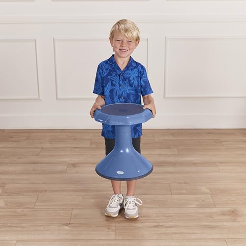 ECR4Kids ACE Active Core Engagement Wobble Stool, 15-Inch Seat Height, Flexible Seating, Powder Blue - color: Powder Blue