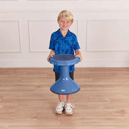 ECR4Kids ACE Active Core Engagement Wobble Stool, 15-Inch Seat Height, Flexible Seating, Powder Blue - color: Powder Blue