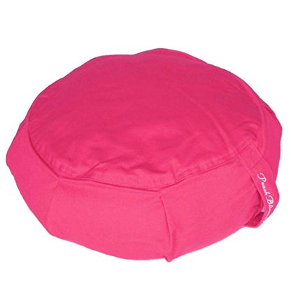 Yoga Meditation Zafu Cushion Buckwheat filled removaable inner liner Large pillow size (18") 10 beautiful colors