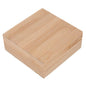 Holibanna 1pc Square Wooden Desktop Storage Box Lid Natural Organizer for Sundries Jewelry and Items and Portable Home Storage