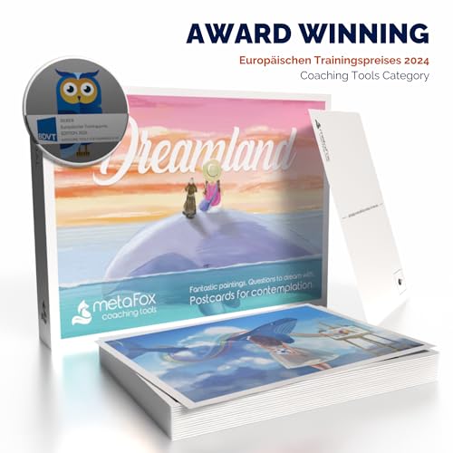 metaFox| Dreamland | Inspirational Postcards Pack for Coaching & Self-Reflection