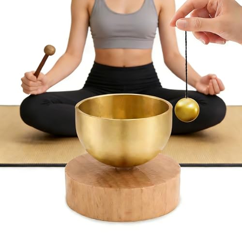 Mini Singing Bowls Set,Portable Sound Bowl Handcrafted For Yoga, For Yoga, Meditation, Relaxation,Mindfulness. Unique Spiritual Gifts for Women and Men