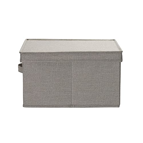Household Essentials Large Fabric Storage Bins 2 Pack, Gray - color: Grey