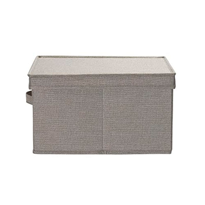 Household Essentials Large Fabric Storage Bins 2 Pack, Gray - color: Grey