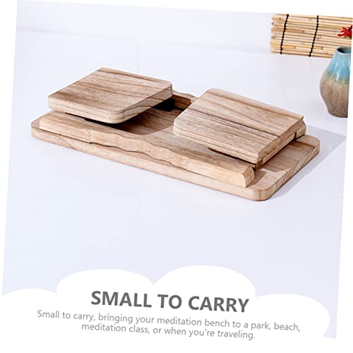 Meditation Bench Zen Stool Kneel Sitting Stool for Home and Meditation Practice