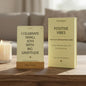 Positive Affirmation Cards with Wood Stand - 31 Daily Affirmation Cards for Women Paired with Joyful Rituals. Gifts for Friends, Birthday, Sisters and Self Care. Wooden Stand Included.