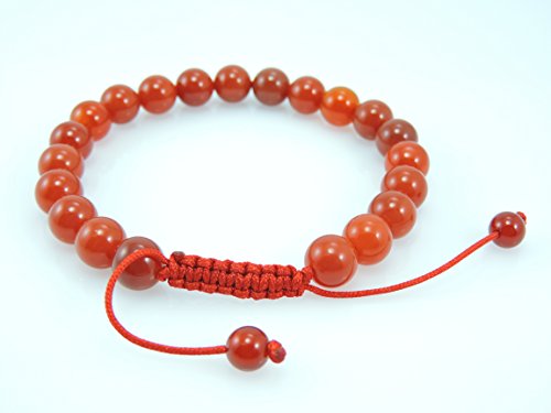 Carnelian Wrist Mala/Bracelet for Meditation