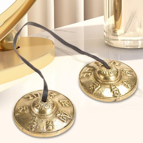 Tibetan Tingsha Chime Bells 6.5cm for Mindfulness Practice, B