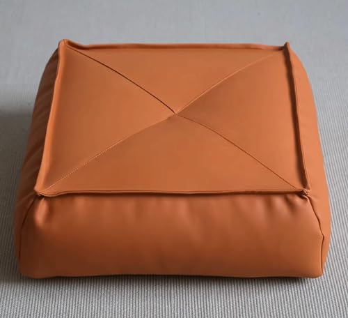 Meditation Cushion - Comfortable Floor Pillow - Meditation Pillow - Large Floor Cushion Seating for Adults - Premium Yoga(Size:45×45×15cm,Color:orange1) - color: Orange1, size: 45×45×15cm