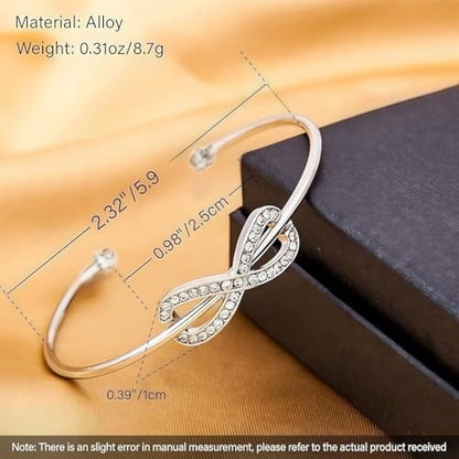 Handmade 925 Sterling Silver Bangle Bracelet Simple Silver/Gold Adjustable Cuff Bangles Durable Stainless Steel bracelet for Men &Women Daily Jewelry Gift for Anniversary Birthday Gift - color: Color 20