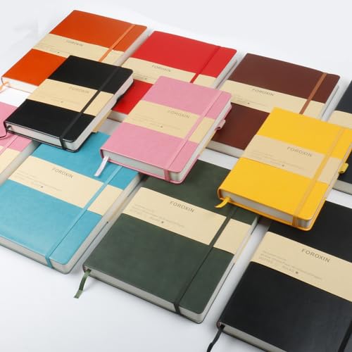 Lined Journal Notebook, (Dark Greed), 320 Pages, Medium 5.7 inches x 8.3 inches - 100 gsm Thick Paper, Hardcover
