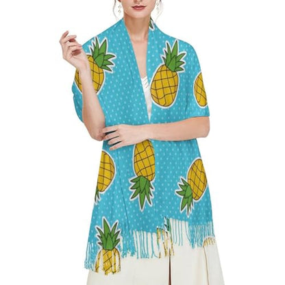 Autumn Winter Pashmina Shawls Wraps Scarf for Woman Girl - color: Picture (618)