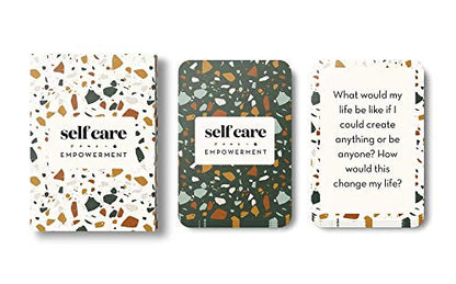 Allura & Arcia Empowering Self Care Questions - 52 Stress Relief Cards for Meditation, Mindfulness, Yoga & Gifts