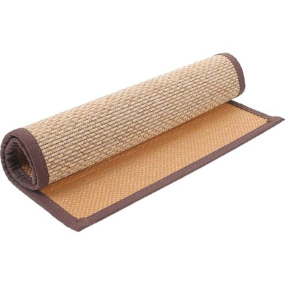 Beavorty Woven Seat Cushion 15.74X11.81X0.19In Bamboo Meditation Floor Cushion Summer Cooling for Home Office Yoga Seating - color: As Shown 2