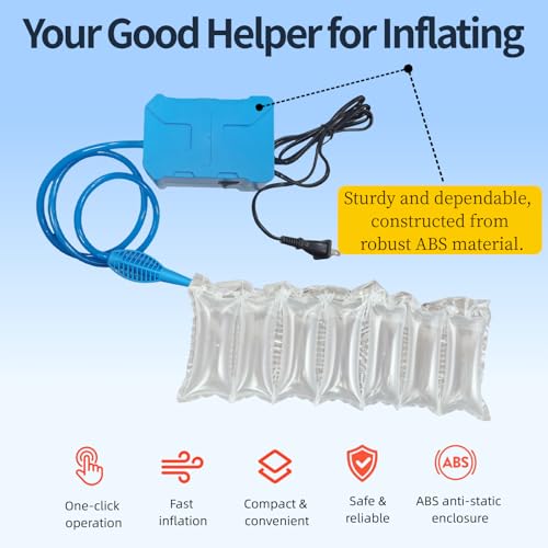 Bubble Cushioning Wrap Roll for Packing 12"x328' Inflatable Bottle Shipping Package Large Air Pillows for Shipping & Moving Heavy Duty Space-saving Packing Material for Fragile Items, 55um - size: 12"x328'