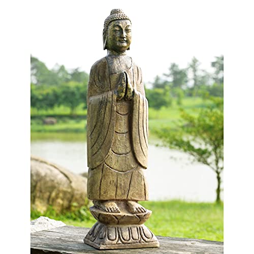 SPI Home 50720 Meditating Garden Buddha Sculpture