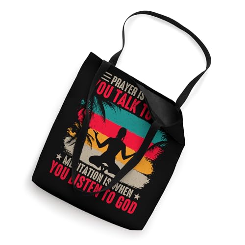 Prayer Meditation Listener Mindful Soul Yoga Nature Calm Tote Bag
