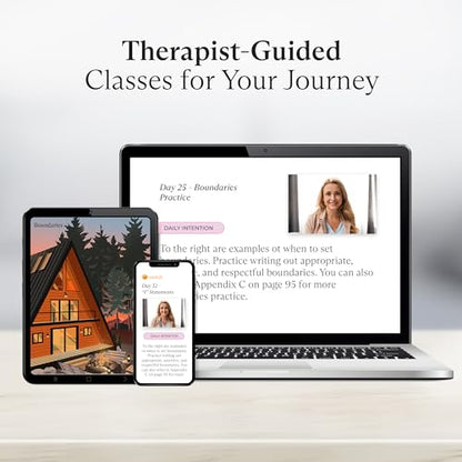 Switch Research Boundaries Journal - Psychologist Recommended Journal - Science Backed Self Care Journal - Charming Design for Women