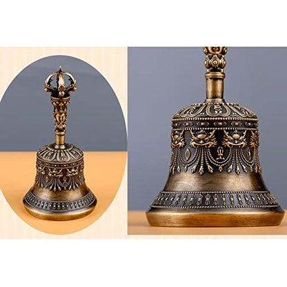 Hand Bell,Buddhist Meditation Bell A Meditation Bell For Sound Healing And Yoga That Can Be Rung To Make Soothing Sounds