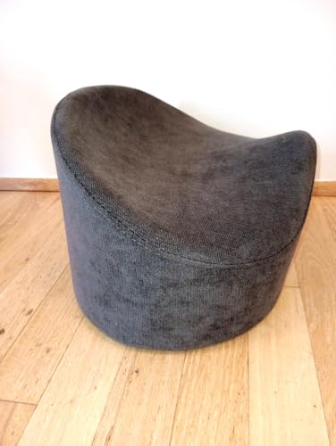 Gumdrop Meditation Seat Cushion, Round, Gray