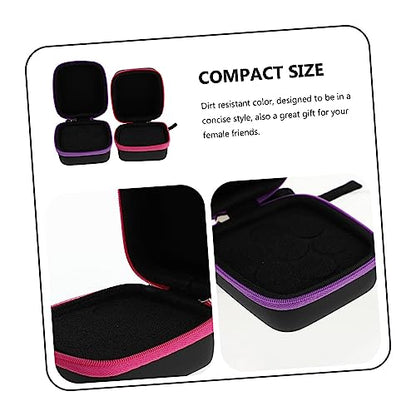 Ipetboom 1pc Portable Storage Bag Holder for Travel Outdoor Use Shockproof Eva Case Zipper for Neat Organization