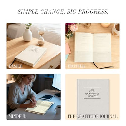 Comix 4 Pack Lined Journal Notebooks and Gratitude Journal for Women Men