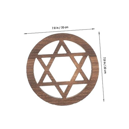 OSALADI Wooden Altar Wall Decor Ornament for Witch Rituals Rustic Home Decoration for Entryways Living Rooms and Ceremonies Versatile Altar Art