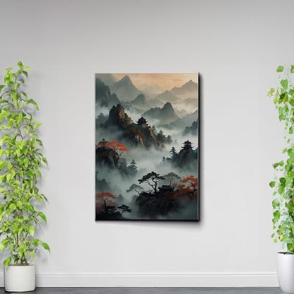 Japanese Wall Art, Minimalist Wall Art, Neutral Abstract Art, Modern Minimalist, Zen Wall Art, Zen Printed Wall Art, Japanese Art Print, Canvas Prints, Decor