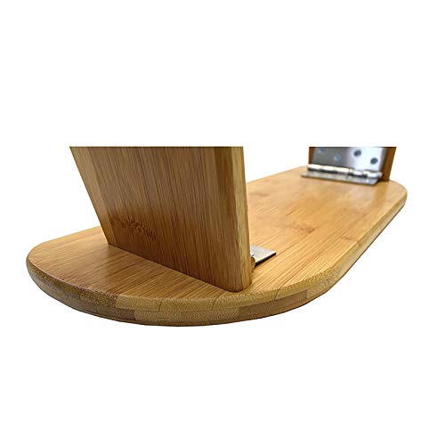 Bamboo Meditation Bench, Foldable & Ergonomic Meditation Stool, Comfortable for Kneeling or Sitting, Perfect for Deeper & Longer Meditation
