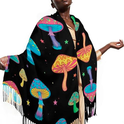Big Oversized Long Scarves Pashmina Shawl Wrap Women gifts - color: Picture (646)