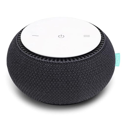 SNOOZ Smart White Noise Machine - Real Fan Inside for Non-Looping Sound, Portable Sleep Aid for Adults, Dogs, Pets, Travel, Home, Bedroom, Sleeping, Office Privacy, Therapy, & Baby Registry - Charcoal - color: Charcoal