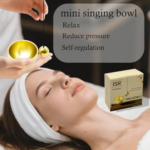 Mini Singing Bowls Set,Portable Sound Bowl Brass Handcrafted For Yoga,Meditation And Mindfulness,Chakra Healing Relaxation Gifts For Men,Women - color: singsing bowl-A