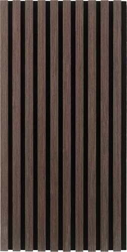 Fuji Boeki 40967 Wooden Sound Absorbing Wall Panel, Soundproofing, Width 15.9 x Depth 0.7 x Height 31.5 inches (40.5 x 1.8 x 80 cm), Dark Brown - color: Dark Brown