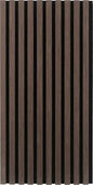 Fuji Boeki 40967 Wooden Sound Absorbing Wall Panel, Soundproofing, Width 15.9 x Depth 0.7 x Height 31.5 inches (40.5 x 1.8 x 80 cm), Dark Brown - color: Dark Brown
