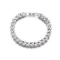 Silver Crystal Tennis Bracelet for Women – Elegant Full Zircon Sparkle, Slim Stackable Design, Secure Clasp, Dainty Luxury Jewelry Gift for Her - color: silver