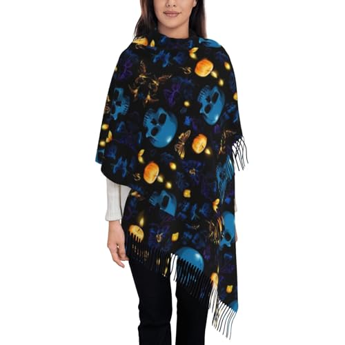 Supdreamc Cashmere Feel Scarf Soft Women Warm Cozy Scarves Multiple Colors - color: Picture (136)