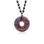 Rodin Coil & Orgone Pendant Necklace for Meditation, Reiki Energy Necklace, Chakra Balancing, Spiritual Protection - style: Lapis lazuli