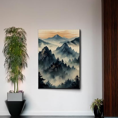 Japanese Wall Art, Minimalist Wall Art, Neutral Abstract Art, Modern Minimalist, Zen Wall Art, Zen Printed Wall Art, Japanese Art Print, Decor Canvas, Print