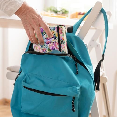 Mifuner Small Square 5x5 80gsm Mini Notebooks Blank Pages Sketchbooks Travel Journal Pocket Hardcover Paint Writing Notebook Blank Diary Memo Planner Sketchbook Fabric Cover, Cactus Flower - color: Cloth-Cactus Flower