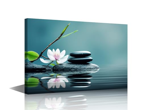 Rebotipy Wall Art Canvas Painting Zen Scene of Deep Relaxation and Tranquility Wall Decor 1 Piece for Home Wal Decoration Framed Ready to Hang 12x18 inch - color: Artwork 13, size: 18x12 in
